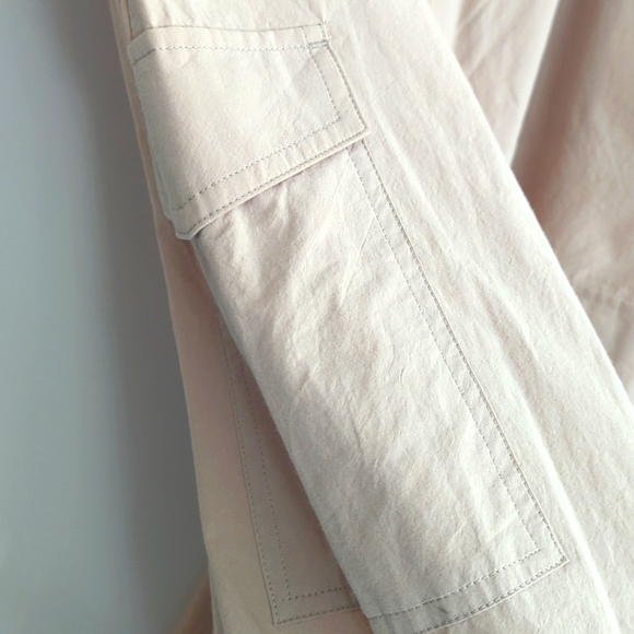 NWT Jones‎ New York Crop Cargo Beige Cotton Pants  Size XL - Picture 7 of 9